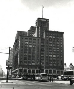 Old Hudsons Building Downtown Detroit